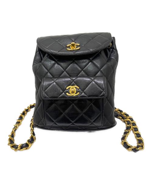 CHANEL（シャネル）CHANEL (シャネル) マトラッセチェーンリュック ブラック サイズ:-の古着・服飾アイテム