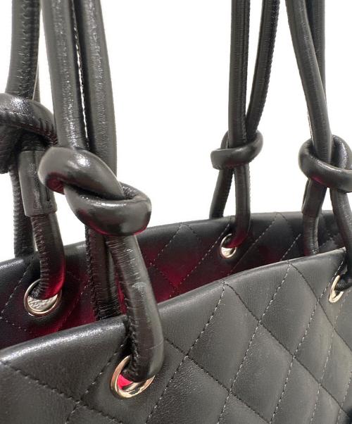 CHANEL（シャネル）CHANEL (シャネル) カンボンライン トートバッグ ブラックの古着・服飾アイテム