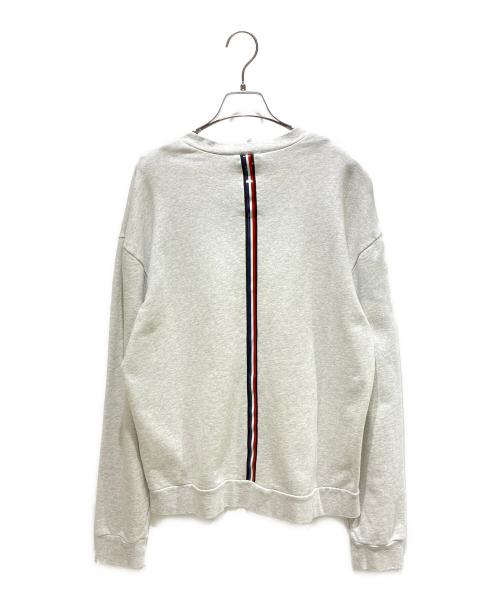 MONCLER（モンクレール）MONCLER (モンクレール) ロゴスウェット グレー サイズ:XLの古着・服飾アイテム