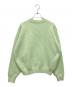 ALEXANDER WANG (アレキサンダー・ワン) ロゴデザイン クルーネックニット 黄緑 サイズ:S：28000円