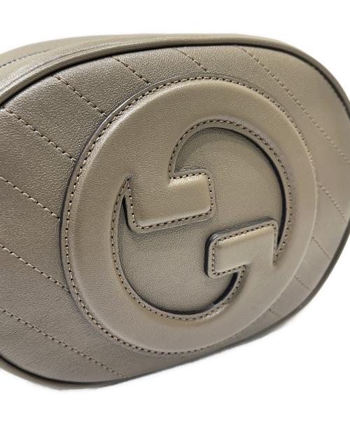 GUCCI（グッチ）GUCCI (グッチ) インターロッキングGショルダーバッグ　760175 オリーブの古着・服飾アイテム