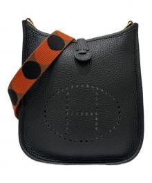 HERMES（エルメス）の古着「Evelyne TPM Flipper Ball/エブリンTPM フリッパーボール/トリヨンクレマンス/ノワール（ブラック）/ゴールド金具/Z刻印：2021年製」｜ブラック