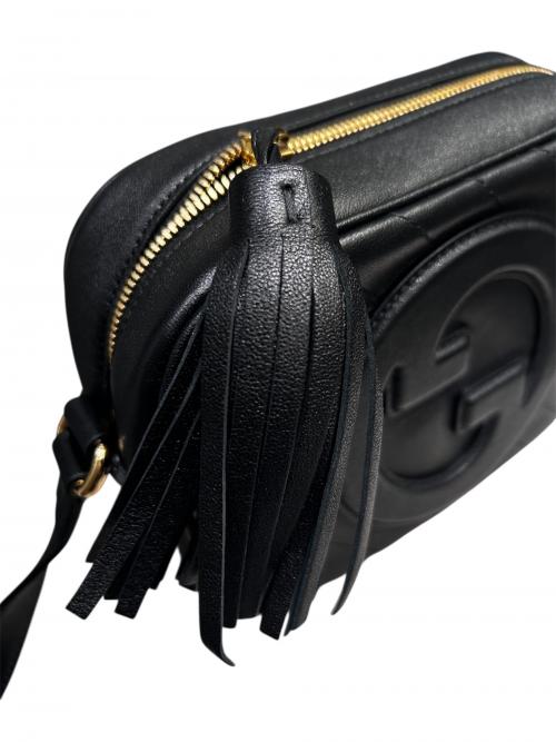 GUCCI（グッチ）GUCCI (グッチ) ブロンディ スモール ショルダーバッグ ブラック×ゴールド金具 サイズ:スモールの古着・服飾アイテム