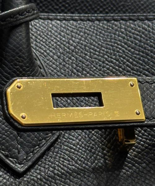 HERMES（エルメス）HERMES (エルメス) バーキン30/ゴールド金具/ノワール/ヴォーエプソン/A刻印/2017年 ブラック×ゴールド金具 サイズ:30の古着・服飾アイテム