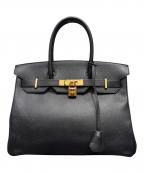 HERMESエルメス）の古着「バーキン30/ゴールド金具/ヴォーエプソン/ブラック/A刻印」｜ブラック×ゴールド金具