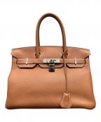 HERMESエルメス）の古着「バーキン30/シルバー金具/トゴ/ゴールド/C刻印」｜ゴールド