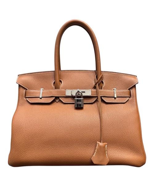HERMES（エルメス）HERMES (エルメス) バーキン30/シルバー金具/トゴ/ゴールド/C刻印 ゴールド サイズ:30の古着・服飾アイテム