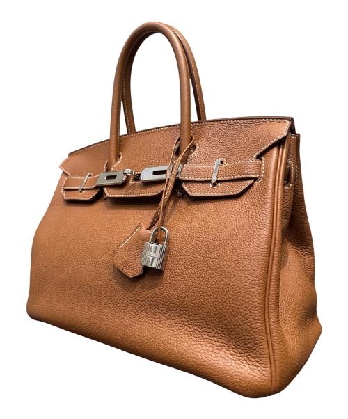 HERMES（エルメス）HERMES (エルメス) バーキン30/シルバー金具/トゴ/ゴールド/C刻印 ゴールド サイズ:30の古着・服飾アイテム