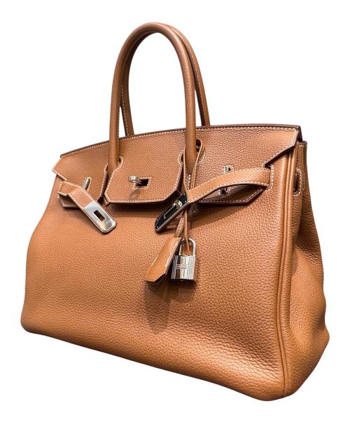 HERMES（エルメス）HERMES (エルメス) バーキン30/シルバー金具/トゴ/ゴールド/C刻印 ゴールド サイズ:30の古着・服飾アイテム