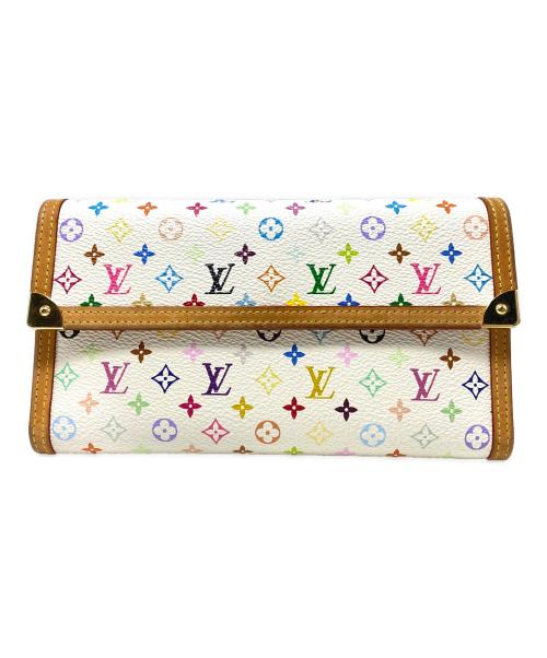 LOUIS VUITTON（ルイ ヴィトン）LOUIS VUITTON (ルイ ヴィトン) ポルト トレゾール インターナショナル ホワイトの古着・服飾アイテム