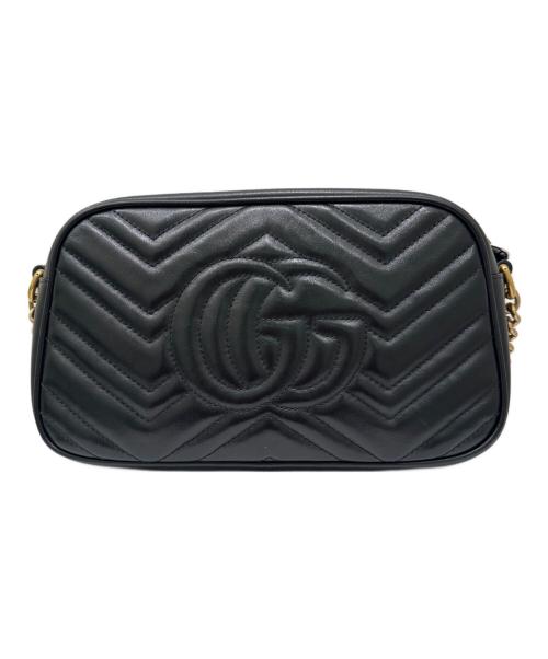 GUCCI（グッチ）GUCCI (グッチ) GGマーモント チェーンショルダーバッグ ブラック サイズ:-の古着・服飾アイテム