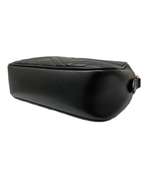 GUCCI（グッチ）GUCCI (グッチ) GGマーモント チェーンショルダーバッグ ブラック サイズ:-の古着・服飾アイテム