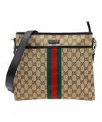 GUCCIグッチ）の古着「GGキャンバス シェリーラインショルダーバッグ」｜ベージュ