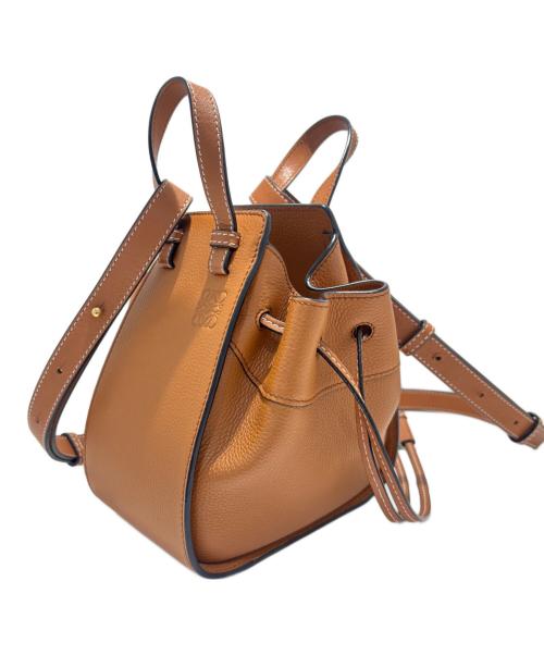 LOEWE（ロエベ）LOEWE (ロエベ) LOEWE Hammock Drawstring Mini Handbag ハンモックミニ ドローストリングスバッグ ブラウン サイズ:mini/ミニの古着・服飾アイテム