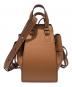 LOEWE（ロエベ）の古着「LOEWE Hammock Drawstring Mini Handbag ハンモックミニ ドローストリングスバッグ」｜ブラウン