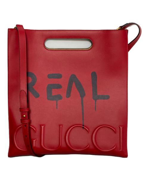 GUCCI（グッチ）GUCCI (グッチ) グッチゴースト 2WAYバッグ レッド サイズ:-の古着・服飾アイテム