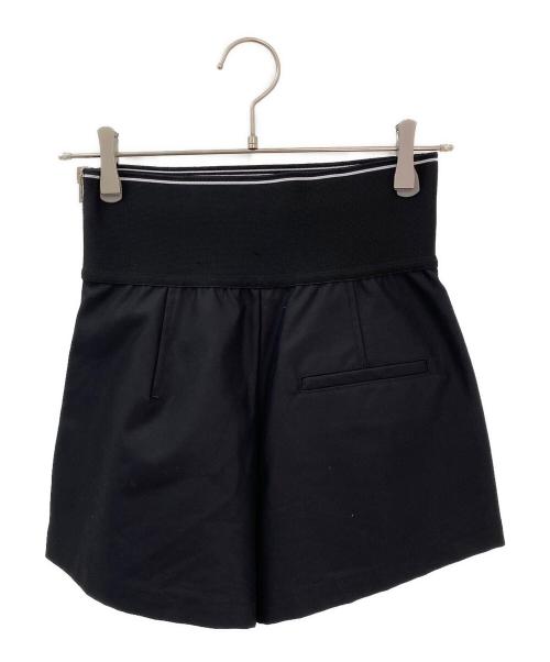 ALEXANDER WANG（アレキサンダー・ワン）ALEXANDER WANG (アレキサンダーワン) ロゴウエストサファリショートパンツ ブラック サイズ:Sの古着・服飾アイテム