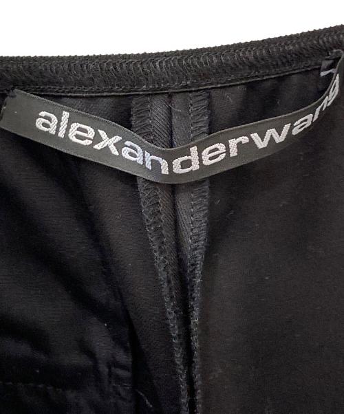 ALEXANDER WANG（アレキサンダー・ワン）ALEXANDER WANG (アレキサンダーワン) ロゴウエストサファリショートパンツ ブラック サイズ:Sの古着・服飾アイテム