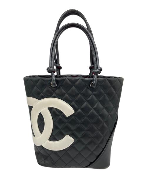CHANEL（シャネル）CHANEL (シャネル) カンボン トートバッグ ブラックの古着・服飾アイテム