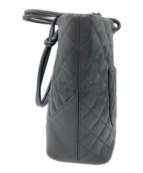 CHANEL（シャネル）CHANEL (シャネル) カンボン トートバッグ ブラックの古着・服飾アイテム