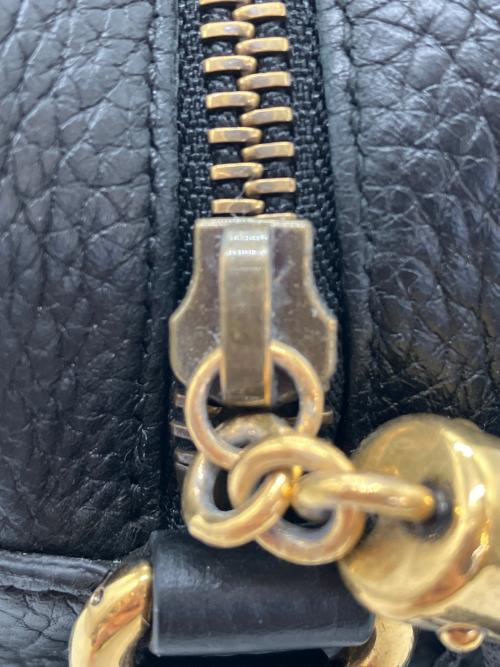 GUCCI（グッチ）GUCCI (グッチ) ソーホーレザーショルダーバッグ ブラックの古着・服飾アイテム