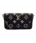 LOUIS VUITTON（ルイ ヴィトン）の古着「ポシェットフェリシー モノグラム・アンプラント」｜ブラック