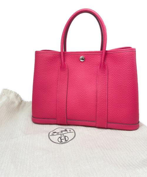 HERMES（エルメス）HERMES (エルメス) ガーディンパーティ TPM/カントリー/ローズメキシコ/Z刻印 ローズメキシコ サイズ:TPMの古着・服飾アイテム