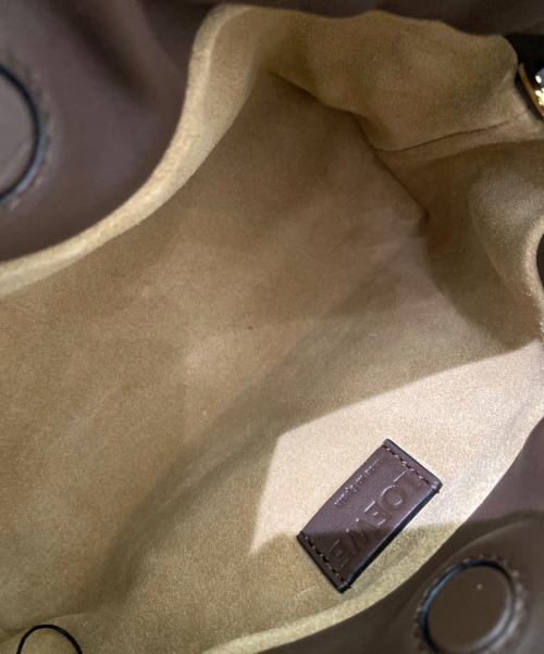 LOEWE（ロエベ）LOEWE (ロエベ) フラメンコクラッチ ミニ ダークブラウン サイズ:ミニの古着・服飾アイテム