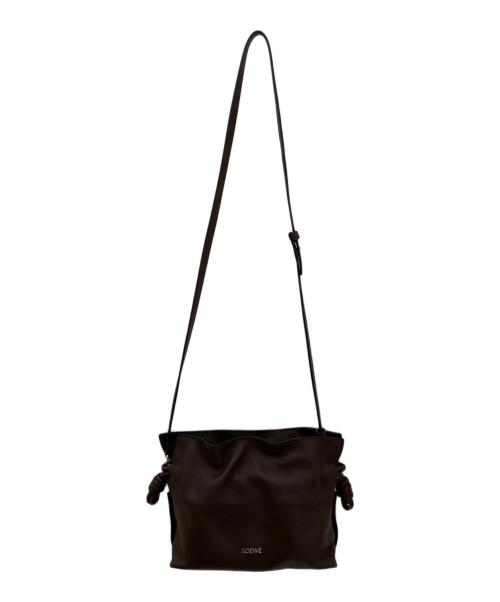 LOEWE（ロエベ）LOEWE (ロエベ) フラメンコクラッチ ミニ ダークブラウン サイズ:ミニの古着・服飾アイテム