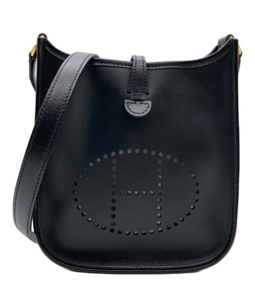 HERMES（エルメス）HERMES (エルメス) エブリン TPM □F刻印 ブラック ゴールド金具 ブラック サイズ:TPMの古着・服飾アイテム