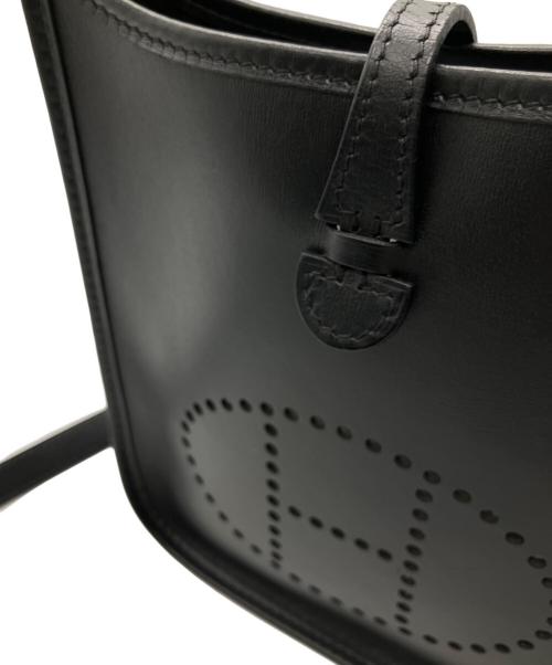 HERMES（エルメス）HERMES (エルメス) エブリン TPM □F刻印 ブラック ゴールド金具 ブラック サイズ:TPMの古着・服飾アイテム