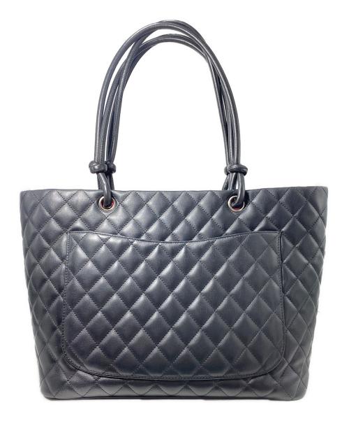 CHANEL（シャネル）CHANEL (シャネル) カンボン/トートバッグ ブラックの古着・服飾アイテム