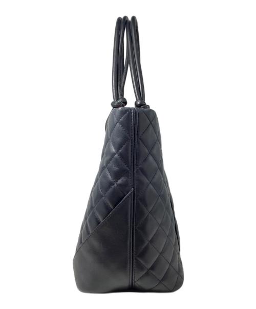 CHANEL（シャネル）CHANEL (シャネル) カンボン/トートバッグ ブラックの古着・服飾アイテム