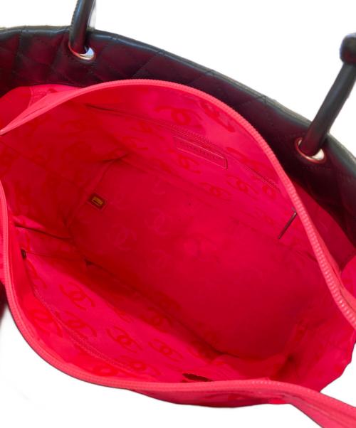 CHANEL（シャネル）CHANEL (シャネル) カンボン/トートバッグ ブラックの古着・服飾アイテム