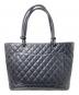 CHANEL (シャネル) カンボン/トートバッグ ブラック：280000円