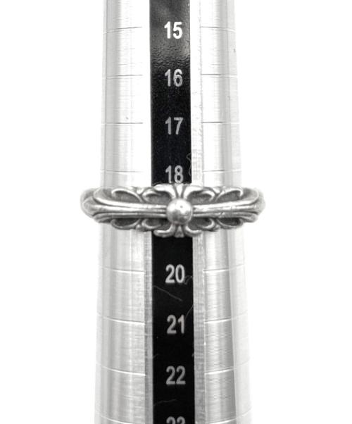 CHROME HEARTS（クロムハーツ）CHROME HEARTS (クロムハーツ) BABY CLASSIC FLORAL CROSS RING/ベイビークラシックフローラルクロス リング サイズ:19号の古着・服飾アイテム