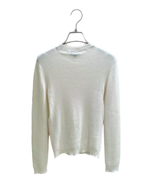 CHANEL（シャネル）CHANEL (シャネル) ココマークリブニット アイボリー サイズ:34の古着・服飾アイテム