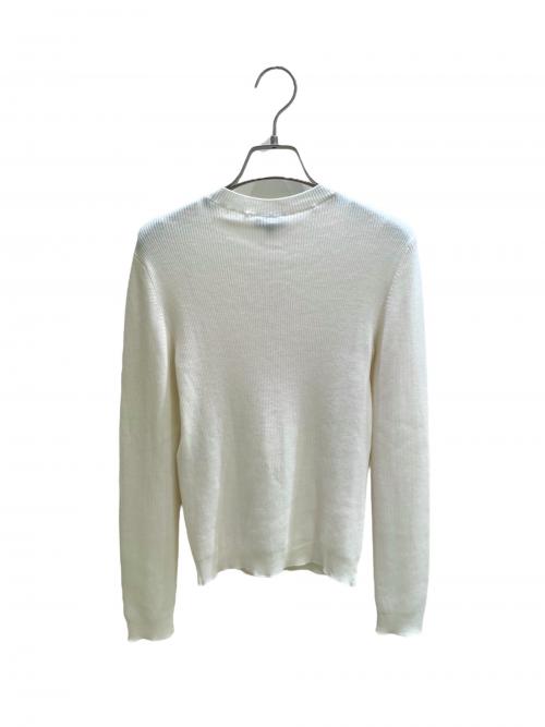 CHANEL（シャネル）CHANEL (シャネル) ココマークリブニット アイボリー サイズ:34の古着・服飾アイテム