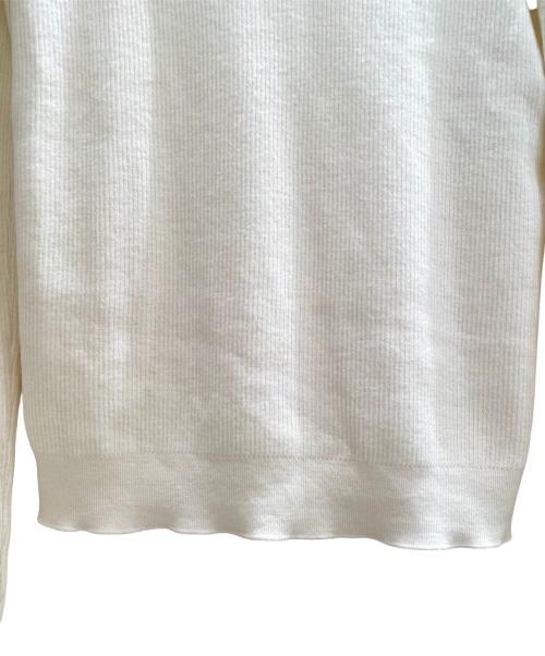 CHANEL（シャネル）CHANEL (シャネル) ココマークリブニット アイボリー サイズ:34の古着・服飾アイテム