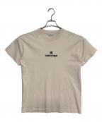 BALENCIAGAバレンシアガ）の古着「ロゴTシャツ」｜ベージュ