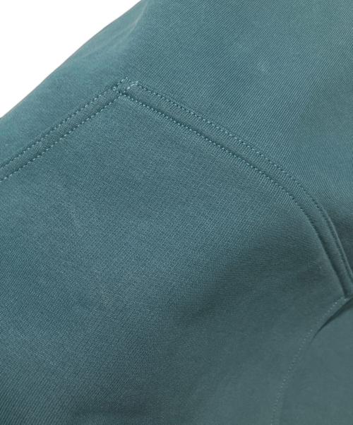 BALENCIAGA（バレンシアガ）BALENCIAGA (バレンシアガ) ロゴ刺繍プルオーバーパーカー グリーン サイズ:Mの古着・服飾アイテム