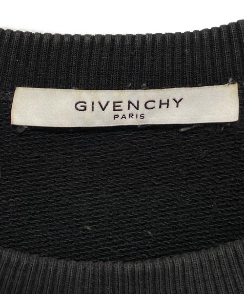 GIVENCHY（ジバンシィ）GIVENCHY (ジバンシィ) ロゴスウェット ブラック サイズ:Mの古着・服飾アイテム
