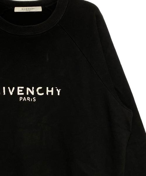 GIVENCHY（ジバンシィ）GIVENCHY (ジバンシィ) ロゴスウェット ブラック サイズ:Mの古着・服飾アイテム