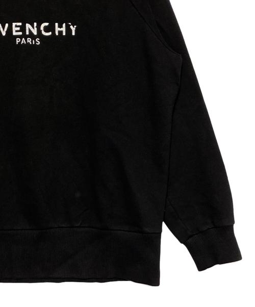 GIVENCHY（ジバンシィ）GIVENCHY (ジバンシィ) ロゴスウェット ブラック サイズ:Mの古着・服飾アイテム