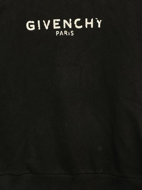 GIVENCHY（ジバンシィ）GIVENCHY (ジバンシィ) ロゴスウェット ブラック サイズ:Mの古着・服飾アイテム