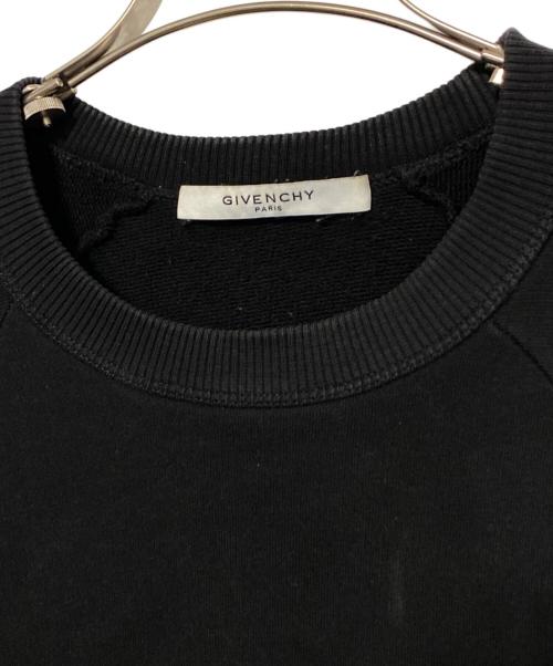 GIVENCHY（ジバンシィ）GIVENCHY (ジバンシィ) ロゴスウェット ブラック サイズ:Mの古着・服飾アイテム