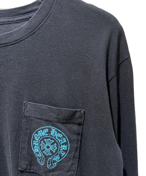 CHROME HEARTS（クロムハーツ）CHROME HEARTS (クロムハーツ) トリプルクロスロングスリーブTシャツ ブラック サイズ:Lの古着・服飾アイテム