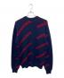 BALENCIAGA (バレンシアガ) オールオーバーロゴニット ネイビー サイズ:S：60000円
