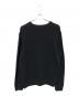 PRADA (プラダ) Prada Wool And Cashmere Crew-Neck Sweater/カシミヤ混 クルーネックロゴセーター ブラック サイズ:52：92000円