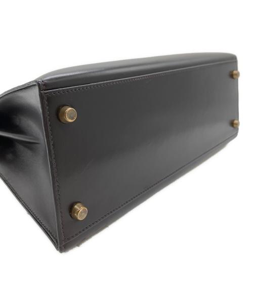 HERMES（エルメス）HERMES (エルメス) ケリー28/外縫い/ボックスカーフ/ブラウン/ゴールド金具/〇T(1999年製) ブラウン サイズ:28の古着・服飾アイテム